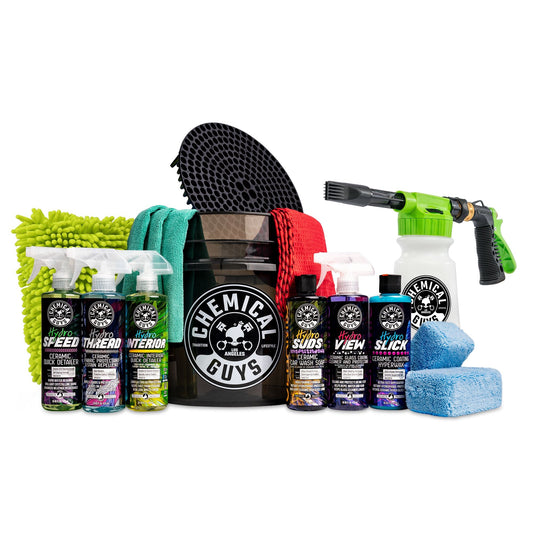16-Piece Arsenal Builder Ceramic Protection Car Wash Kit with TORQ Foam Blaster