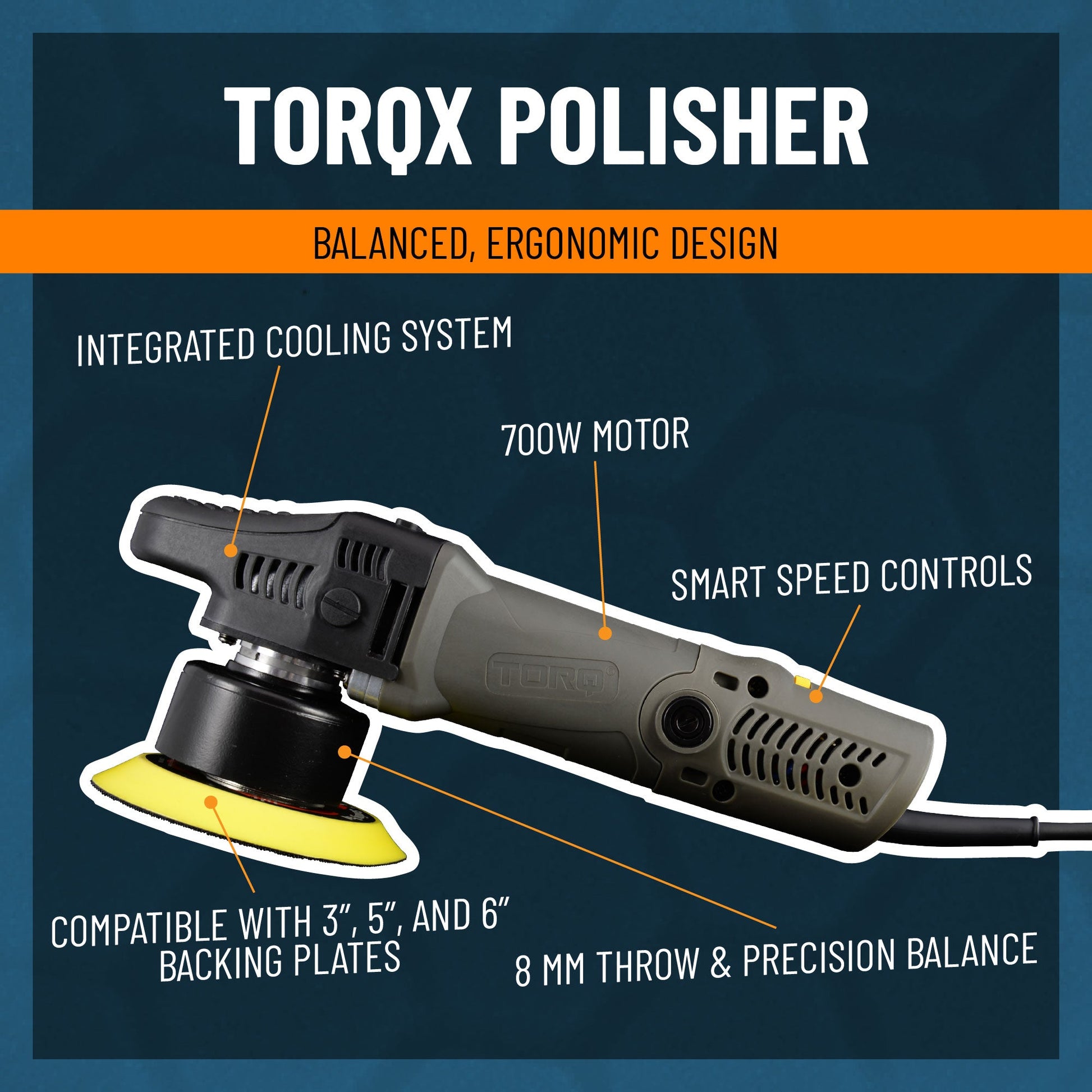 TORQX Random Orbital Polisher Kit
