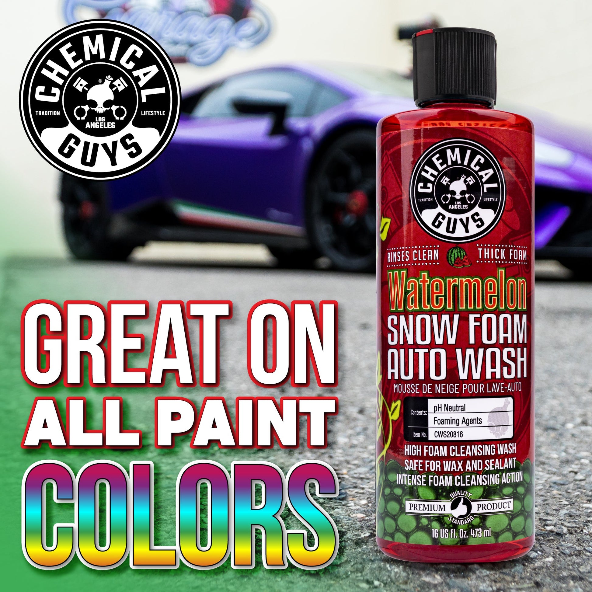 Watermelon Snow Foam Auto Wash