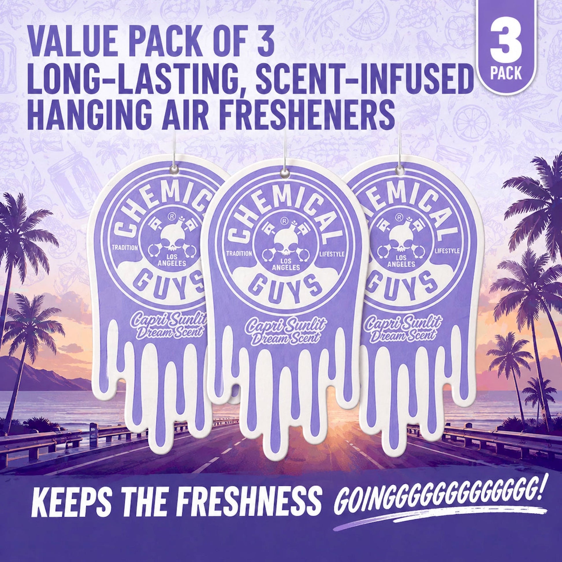 Capri Sunlit Dream Hanging Air Freshener