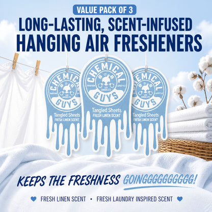 Tangled Sheets Hanging Air Freshener
