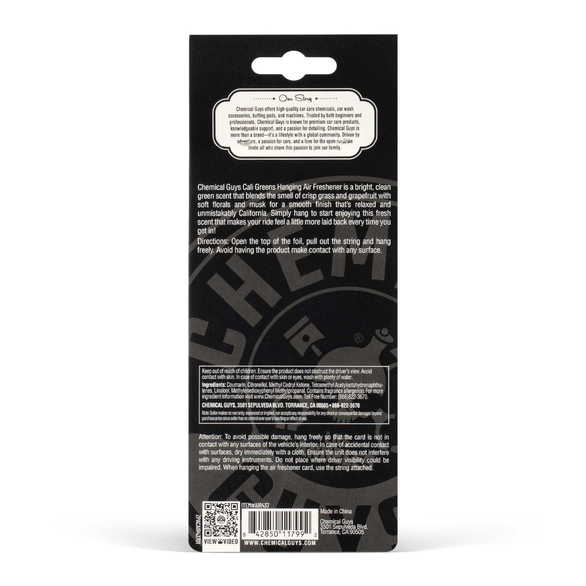 Cali Greens™ Hanging Air Freshener