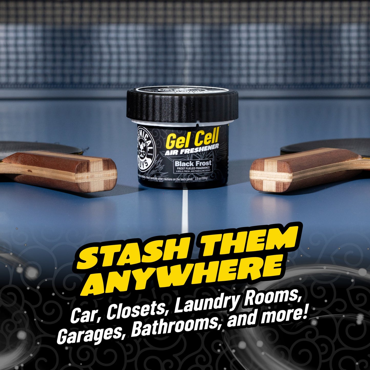 Black Frost Gel Cell Air Freshener