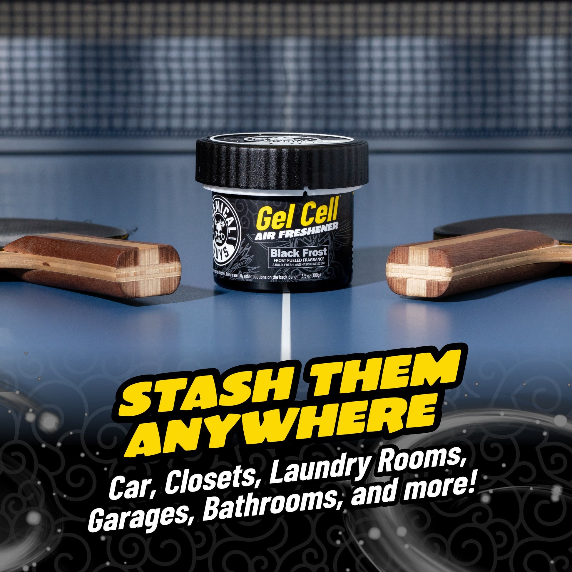 Black Frost Gel Cell Air Freshener