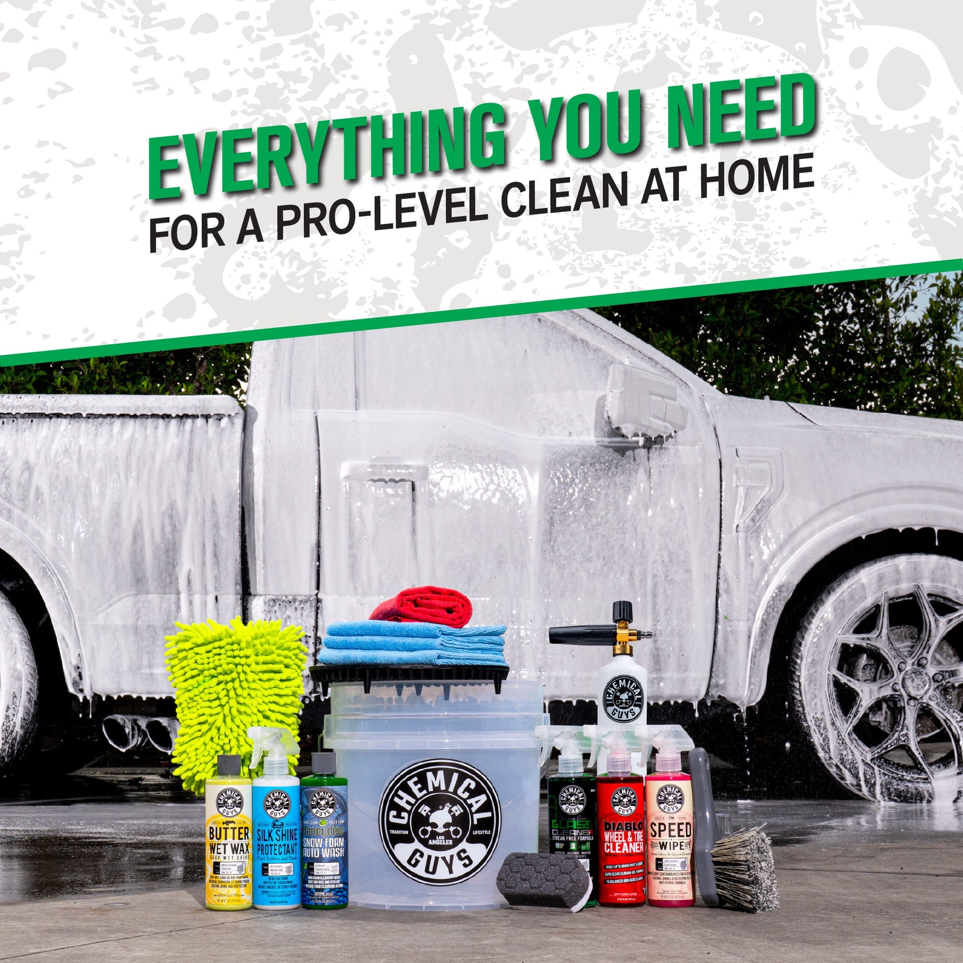 16-Piece Arsenal Builder Ceramic Protection Car Wash Kit with TORQ Foam Blaster