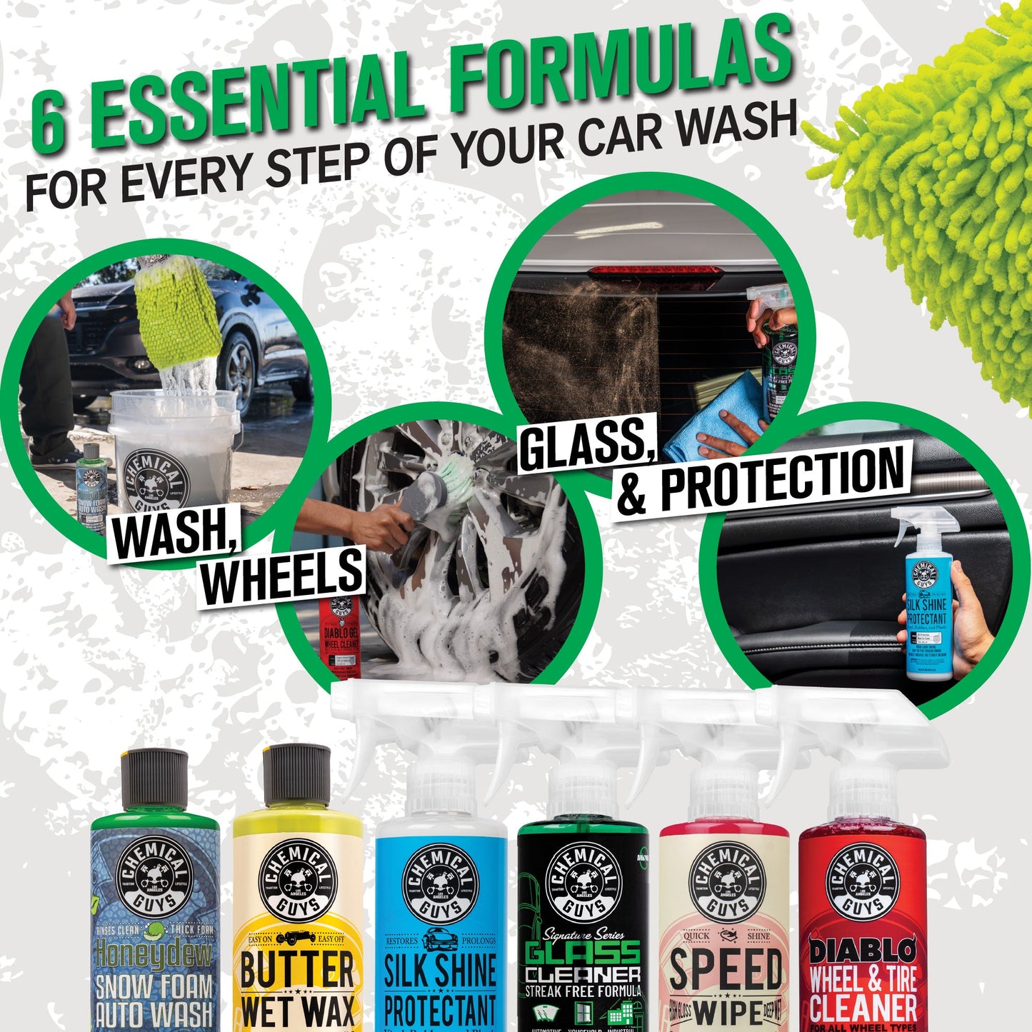 16-Piece Arsenal Builder Ceramic Protection Car Wash Kit with TORQ Foam Blaster