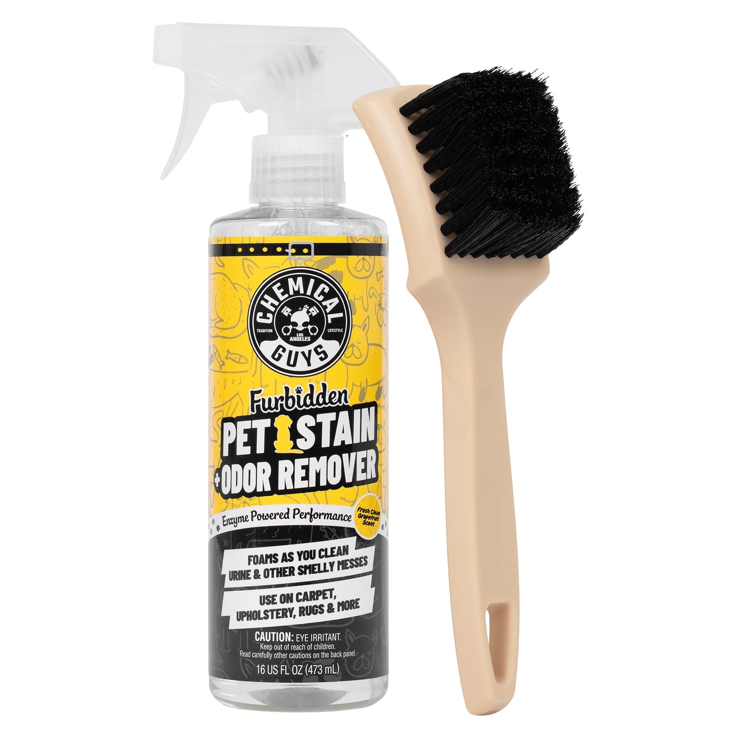 Furbidden® Pet Stain & Odor Remover + Nifty Brush Kit