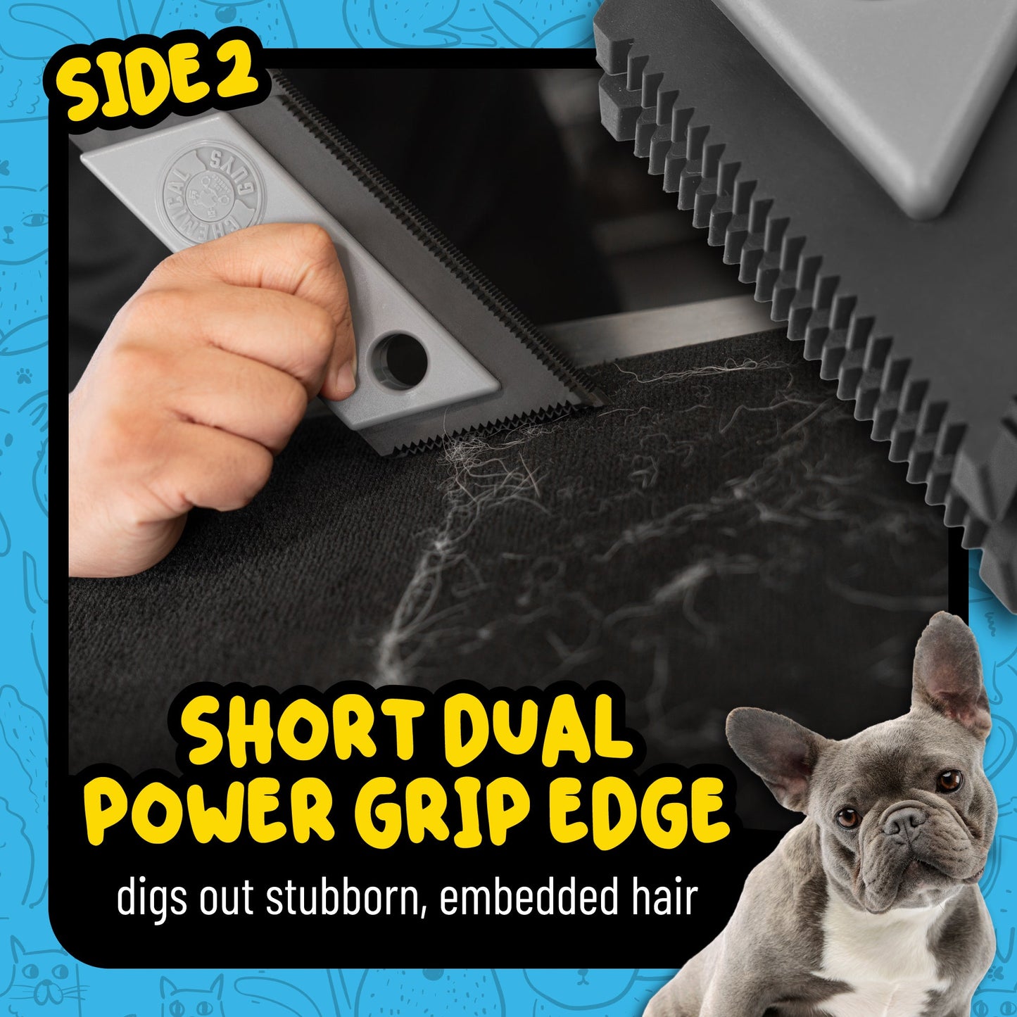 Grubbie Edge Pet Hair Removal Tool