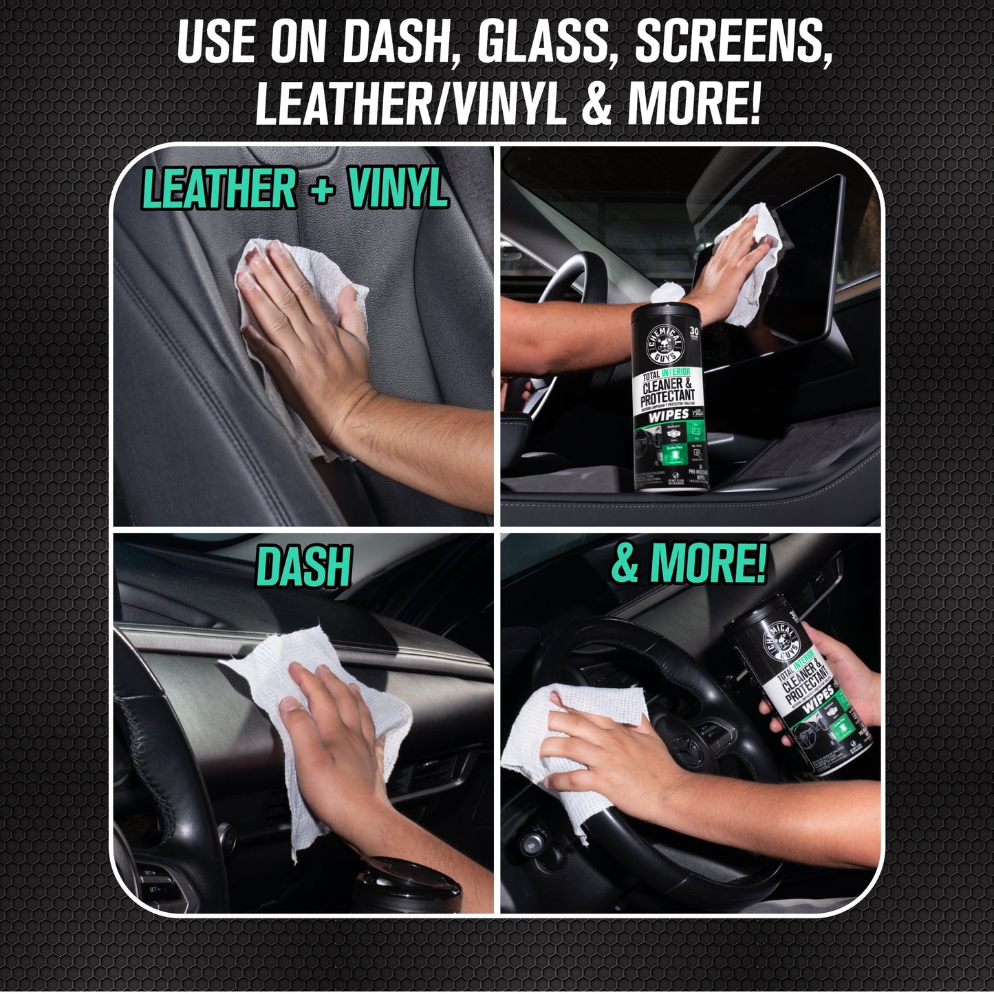 Total Interior Wipes 3-Pack Kit