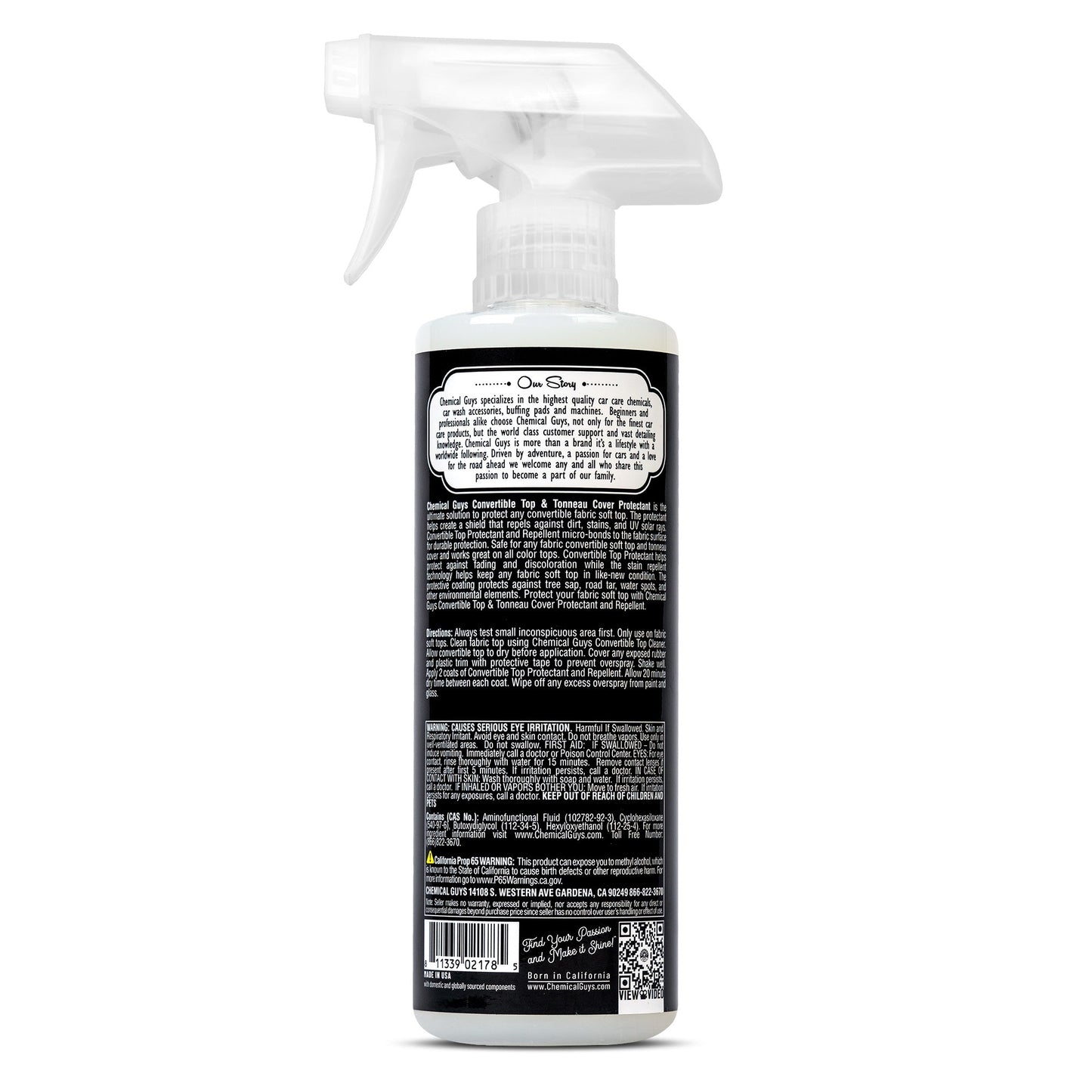 Convertible Top Protectant and Repellent