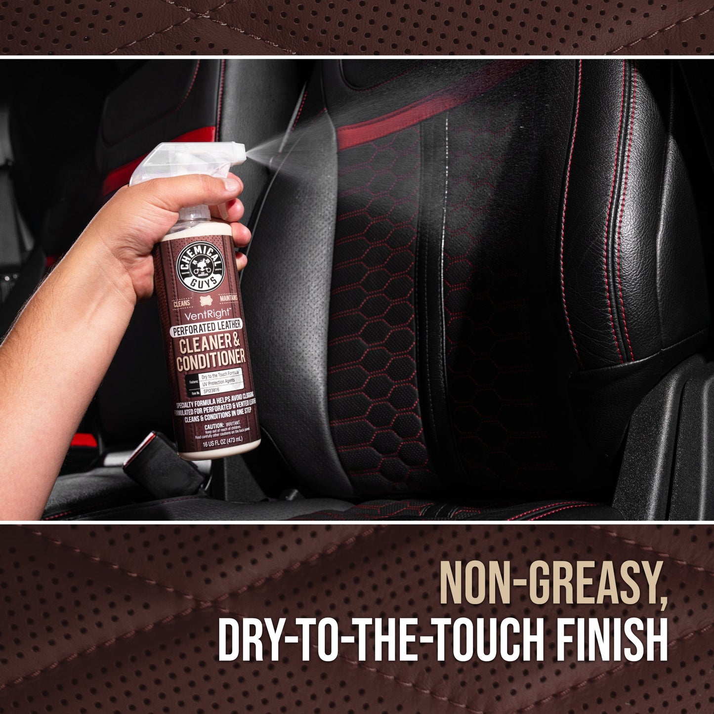 VentRight Perforated Leather Cleaner