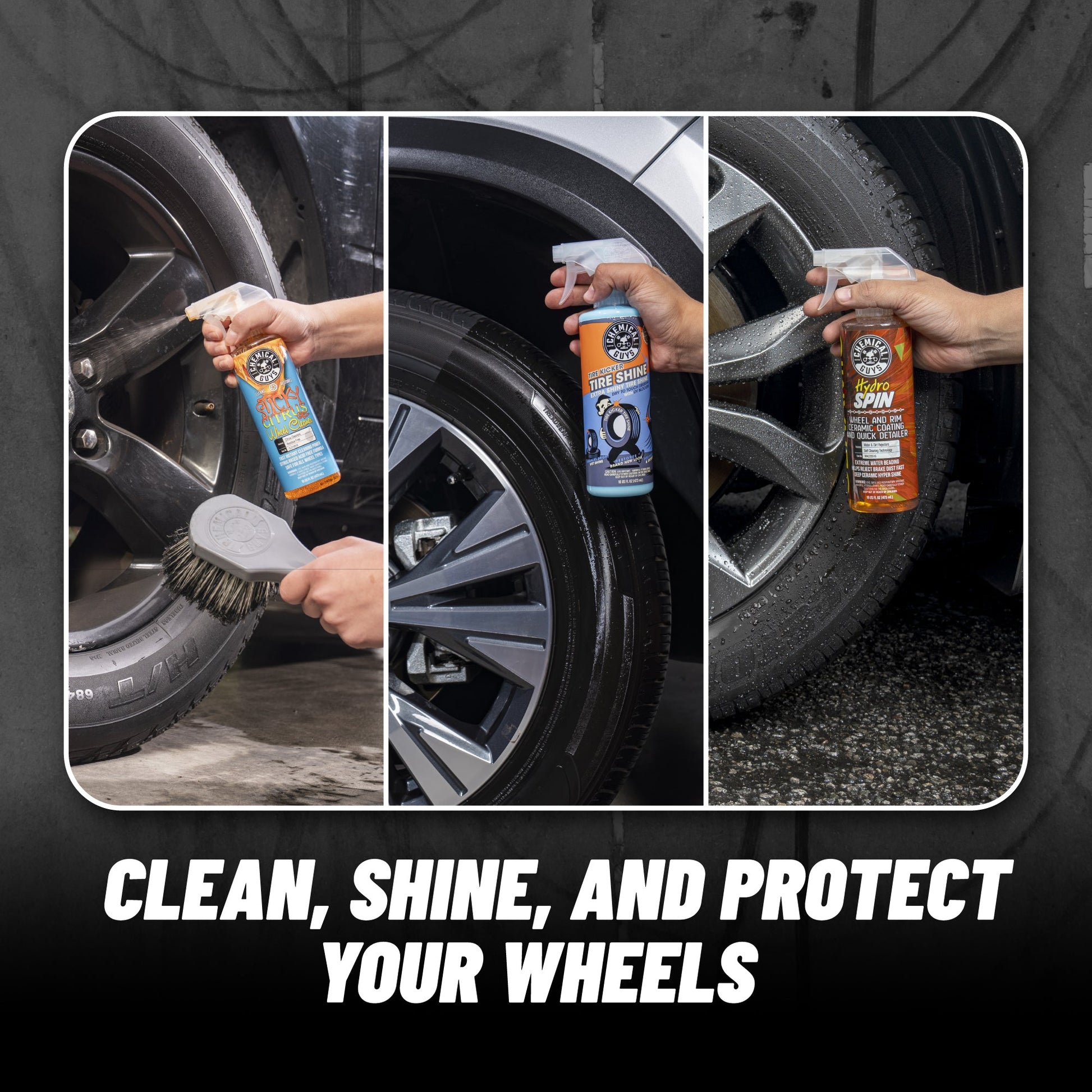 Wheel & Tire Clean & Protect Kit